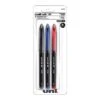 Uni-ball Uni AIR Porous Point Pens, Medium Point, 0.7mm, Assorted Ink, 3/Pack (1927595)