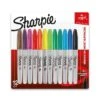 Sharpie Permanent Marker, Fine Tip, Assorted, Dozen (30075)