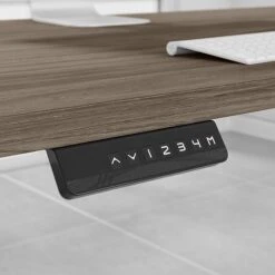 Bush Business Furniture Move 60 Series 27"-48" Adjustable Standing Desk, Modern Hickory/Cool Gray Metallic (M6S6030MHSK) -Office Supply Shop 0471C501 C42F 4EC1 B4D8C0810FE67DC9 sc7