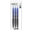 Uni-ball Uniball 307 Retractable Gel Pens, Medium Point, 0.7mm, Blue Ink, 3/Pack (1927593)