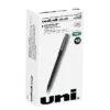 Uniball Roller Pen, Micro Point, 0.5mm, Green Ink, Dozen (60154)