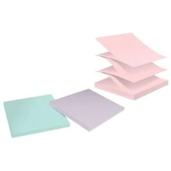 Post-it® 100% Recycled Paper Super Sticky Dispenser Pop-up Notes, Wanderlust Pastels, 3 In X 3 In, 6 Pads/Pack, 70 Sheets/Pad -Office Supply Shop 0D0C893C 4EDD 4389 B7AD076C53C92CD8 sc7