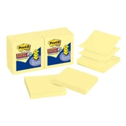 Post-it® Super Sticky Notes, 3" X 3", Canary Yellow, 90 Sheets/Pad, 12 Pads/Pack (654-12SSCY) -Office Supply Shop 0D95F00C 5F1F 4E00 AA83A4968D0743D8 sc7