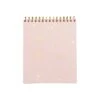 Russell+Hazel Posy Memo Notebook, 7.5" X 9", College Ruled, 98 Sheets, Pink/Gold (56297)