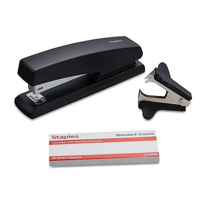 Staples Combo Pack Desktop Stapler, Full-Strip Capacity, Black (24548) Staples Combo Pack Desktop Stapler, Full-Strip Capacity, Black (24548) -Office Supply Shop 1CB9CAD6 8205 44DA B5789A016C581FAB sc7