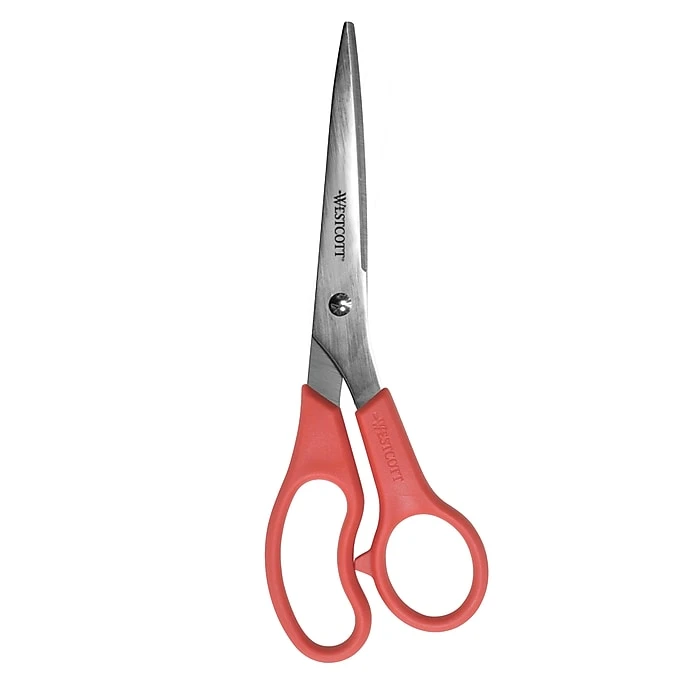 Westcott All Purpose Value 8" Stainless Steel Standard Scissors, Pointed Tip, Red (40618) Westcott All Purpose Value 8" Stainless Steel Standard Scissors, Pointed Tip, Red (40618) -Office Supply Shop 1F830B21 A28A 4399 BAC6E9714CF7A4B8 sc7
