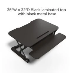 Union & Scale™ FlexFit™ 35" Adjustable Desk Riser, Black (UN50710-CC) 2 Union & Scale™ FlexFit™ 35" Adjustable Desk Riser, Black (UN50710-CC) -Office Supply Shop 201AA26A A5ED 48EC 9121CB9449280F34 sc7