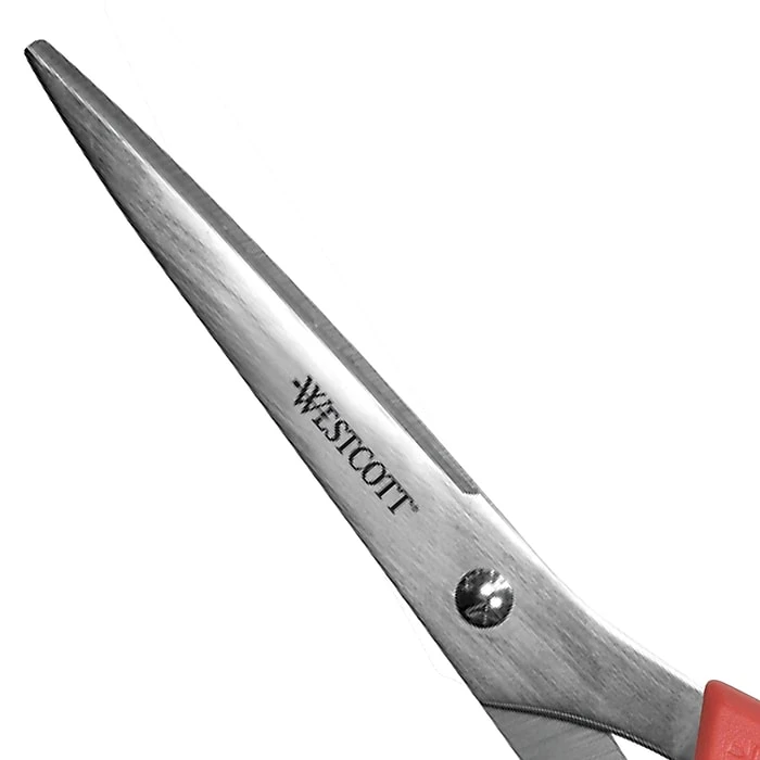 Westcott All Purpose Value 8" Stainless Steel Standard Scissors, Pointed Tip, Red (40618) Westcott All Purpose Value 8" Stainless Steel Standard Scissors, Pointed Tip, Red (40618) -Office Supply Shop 239F5F7A 38B6 43FB 917A5A33641D74B4 sc7