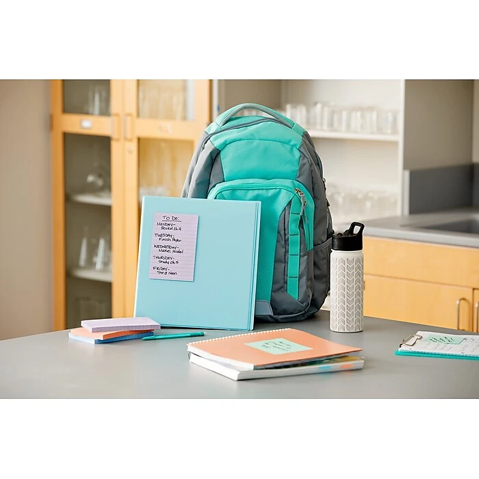 Post-it® 100% Recycled Paper Super Sticky Notes, Wanderlust Pastels Collection, Lined, 4 in x 6 in, 4 Pads/Pack, 45 Sheets/Pad Post-it® 100% Recycled Paper Super Sticky Notes, Wanderlust Pastels Collection, Lined, 4 In X 6 In, 4 Pads/Pack, 45 Sheets/Pad -Office Supply Shop 2702BCC4 2CF9 4CFA 9DF9BC8C1F028A67 sc7