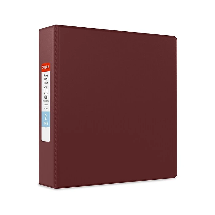 Staples Heavy Duty 2" 3-Ring Non-View Binder, Navy Blue (ST56274-CC) Staples Heavy Duty 2" 3-Ring Non-View Binder, Navy Blue (ST56274-CC) -Office Supply Shop 2E39ECB0 5BEB 4AEE A9FE7C12F5C7E4CB sc7