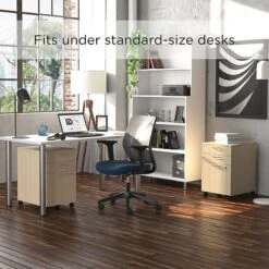 Union & Scale™ Essentials 3-Drawer Vertical File Cabinet, Mobile/Pedestal, Letter/Legal, Natural, 21" (UN56981) -Office Supply Shop 2FDA2AA4 BF00 4641 9C82EF3D025587E0 sc7