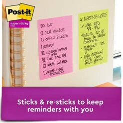 Post-it® Super Sticky Notes, 4" X 6", Supernova Neons Collection, Lined, 45 Sheets/Pad, 24 Pads/Pack (660-24SSMIA-CP) -Office Supply Shop 3203882B C4BA 43B5 B3B3AB36F9EB4007 sc7