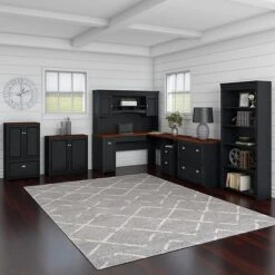 Bush Furniture Fairview Lateral File Cabinet, Antique Black/Hansen Cherry (WC53981-03) -Office Supply Shop 3205F10E CB86 4CBB A93499DF6557A2C8 sc7