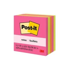 Post-it® Notes, 4” X 4”, Poptimistic Collection, 100 Sheets/Pad, 5 Pads/Pack (675-5LAN) -Office Supply Shop 32B69B9A 78DD 4E70 8BA7777D62515A2C sc7