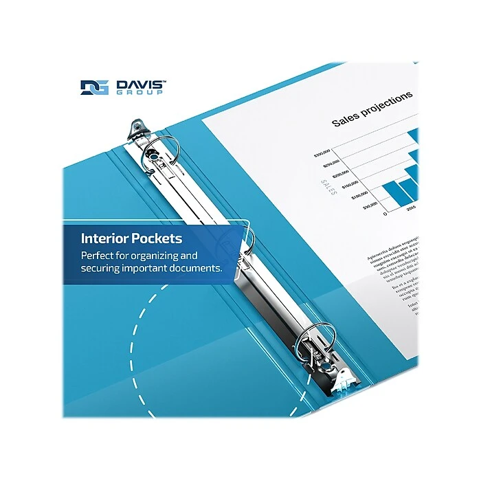 Davis Group Premium Economy 1 1/2" 3-Ring Non-View Binder, Turquoise Blue, 6/Pack (2312-52-06) Davis Group Premium Economy 1 1/2" 3-Ring Non-View Binder, Turquoise Blue, 6/Pack (2312-52-06) -Office Supply Shop 340E1228 D46A 4912 9970BE3F428ED07A sc7