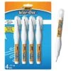 BIC Wite-Out Shake 'N Squeeze Correction Pen, 8 Ml., White, 4/Pack (50745)