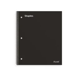 Staples Premium 1-Subject Notebook, 8" X 10.5", Wide Ruled, 100 Sheets, Green (TR51452) -Office Supply Shop 394B45EA 7529 4DE5 BF9694B7CBCBFB1B sc7