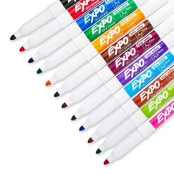 Expo Dry Erase Markers, Fine Tip, Assorted, 12/Pack (86603) -Office Supply Shop 39861847 1302 4183 820866E2F27D1D5F sc7