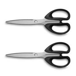 Staples 8" Pointed Tip Stainless Steel Scissors, Straight Handle, Right & Left Handed, 2/Pack (TR55043) -Office Supply Shop 3AE9B797 C50B 4D13 835CB964859999B2 sc7 1