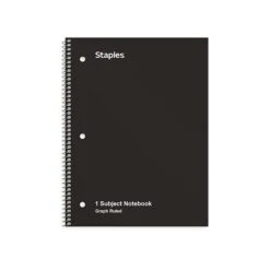 Staples 1-Subject Notebook, 8" X 10.5", Graph Ruled, 70 Sheets, Blue (TR23985) -Office Supply Shop 3C930148 458C 4B75 B2A1AFBA00E7D188 sc7