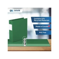 Davis Group Premium Economy 2" 3-Ring Non-View Binder, Green, 6/Pack (2313-04-06) -Office Supply Shop 41EE555B 8FD4 433E 92A2C88784B4E5DC sc7