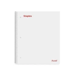 Staples Premium 1-Subject Notebook, 8" X 10.5", Wide Ruled, 100 Sheets, Green (TR51452) -Office Supply Shop 43B98915 F12F 4662 987CDF46605ACF81 sc7