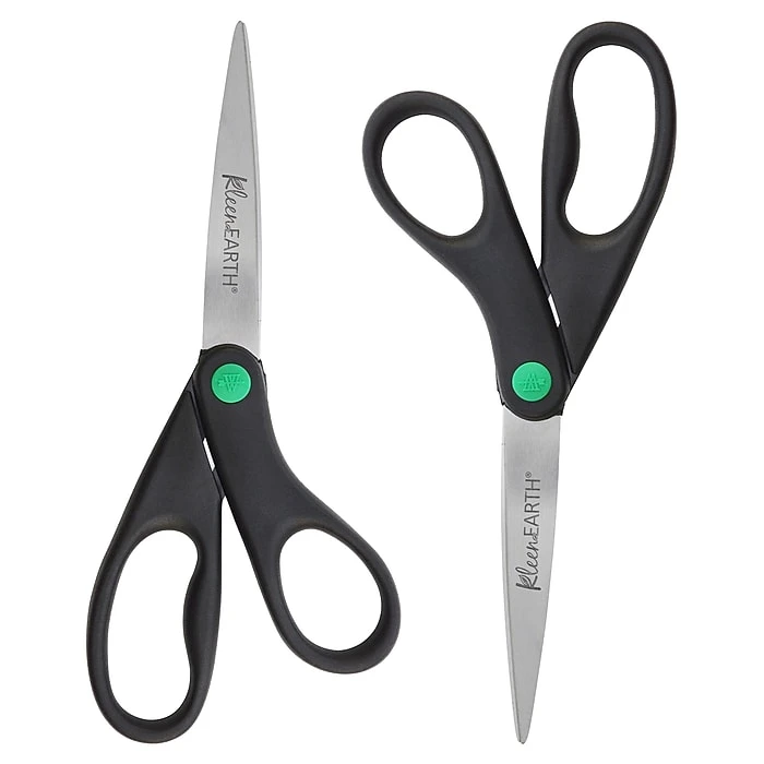 Westcott KleenEarth 8" Stainless Steel Sewing/Craft Scissors, Pointed Tip, Black, 2/Pack (15179) Westcott KleenEarth 8" Stainless Steel Sewing/Craft Scissors, Pointed Tip, Black, 2/Pack (15179) -Office Supply Shop 450ED050 E921 4195 B7734C3190F6FF4E sc7