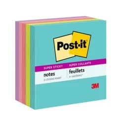 Post-it® Super Sticky Notes, 3" X 3", Canary Yellow, 90 Sheets/Pad, 12 Pads/Pack (654-12SSCY) -Office Supply Shop 4686409B 0D81 411E B1B6B45A08DDA265 sc7