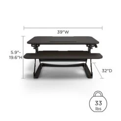 Union & Scale™ FlexFit™ 35" Adjustable Desk Riser, Black (UN50710-CC) 5 Union & Scale™ FlexFit™ 35" Adjustable Desk Riser, Black (UN50710-CC) -Office Supply Shop 48F4A972 EEB1 44B4 A3EEE9DEDF9DD331 sc7