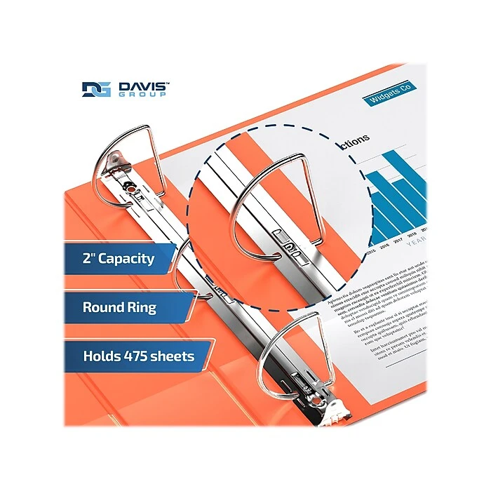 Davis Group Premium Economy 2" 3-Ring Non-View Binder, Orange, 6/Pack (2304-19-06) Davis Group Premium Economy 2" 3-Ring Non-View Binder, Orange, 6/Pack (2304-19-06) -Office Supply Shop 4AEBDB0B 1A34 4AD8 8E157DE08215CB55 sc7