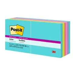 Post-it® Super Sticky Notes, 3" X 3", Supernova Neons, 90 Sheets/Pad, 12 Pads/Pack (654-12SSMIA) -Office Supply Shop 4B15DF55 8AB0 4383 9043C1376B091927 sc7