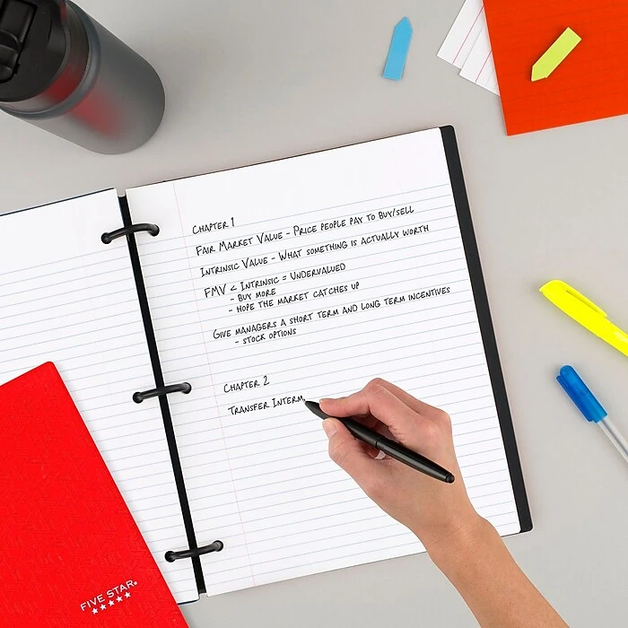Mead Five Star Flex 1-Subject Hybrid Notebook Binder, 8 1/2" x 11", College Ruled, 80 Sheets, Assorted Colors (08120) Mead Five Star Flex 1-Subject Hybrid Notebook Binder, 8 1/2" X 11", College Ruled, 80 Sheets, Assorted Colors (08120) -Office Supply Shop 4CEFB79C FF70 4379 9F94F41707CA6572 sc7