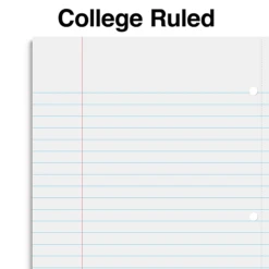 Staples Premium 3-Subject Notebook, 8.5" X 11", College Ruled, 150 Sheets, Teal (TR58333) -Office Supply Shop 4F8AE02A 7042 4063 8B81ED10FD96D36D sc7