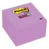 Post-it® Super Sticky Notes, 3" X 3", Iris, 90 Sheets/Pad, 5 Pads/Pack (654-5SSCG)