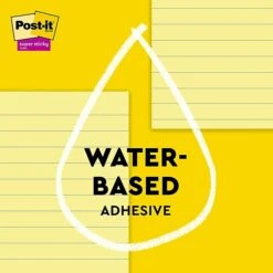 Post-it® 100% Recycled Paper Super Sticky Notes, Canary Yellow, Lined, 4 In X 6 In, 4 Pads/Pack, 45 Sheets/Pad (4621R-4SSCY) -Office Supply Shop 4FD3AE02 A0A0 40F9 852932F10E70788B sc7