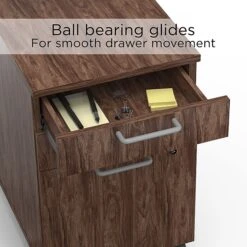 Union & Scale™ Essentials 3-Drawer Vertical File Cabinet, Mobile/Pedestal, Letter/Legal, Espresso, 21" (UN56981) 3 Union & Scale™ Essentials 3-Drawer Vertical File Cabinet, Mobile/Pedestal, Letter/Legal, Espresso, 21" (UN56981) -Office Supply Shop 50159242 BE30 49DA 8DC649F286425E46 sc7