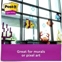 Post-it® Super Sticky Notes, 3" X 3", White, 90 Sheets/Pad, 5 Pads/Pack (654-5SSW) -Office Supply Shop 535CCBD3 2446 46E0 A3579340281F8B18 sc7