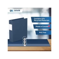 Davis Group Premium Economy 2" 3-Ring Non-View Binder, Navy Blue, 6/Pack (2313-72-06) -Office Supply Shop 54BF6F1C B954 417F 90E7C284036197AC sc7