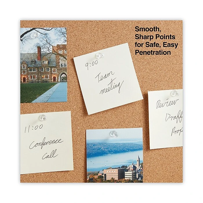 Universal Clear Push Pins, Plastic, 3/8", 400/Pack (UNV31306) Universal Clear Push Pins, Plastic, 3/8", 400/Pack (UNV31306) -Office Supply Shop 576E768B 0BCB 4A88 B24BDA9530FB07D0 sc7