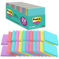 Post-it® Super Sticky Notes, 3" X 3", Canary Yellow, 90 Sheets/Pad, 12 Pads/Pack (654-12SSCY) -Office Supply Shop 5A0F0B95 975F 4A00 B0579967CFD8FF93 sc7