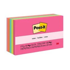 Post-it® Greener Notes, 3" X 5", Sweet Sprinkles Collection, 100 Sheets/Pad, 5 Pads/Pack (655-RP-A) -Office Supply Shop 5ABAE5FA E8F7 495D 8E120588D744D91D sc7