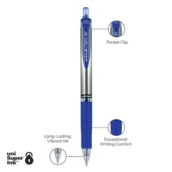 Uni-ball Uniball Signo RT Gel Pens, Medium Point, 0.7mm, Blue Ink, Dozen (65941) -Office Supply Shop 5DFC87A7 1C07 4B84 96211B4A51DB78D8 sc7