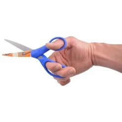 Westcott Fun And Fashion 8.66" Stainless Steel Scissors, Blunt Tip, Blue (16402) -Office Supply Shop 5E0652A3 31ED 43A5 831B6D46139E87B6 sc7