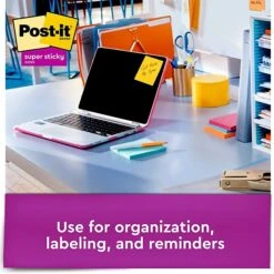 Post-it® Super Sticky Notes, Assorted Sizes, Energy Boost Collection, 90 Sheets/Pad, 12 Pads/Pack (4642-12SSAU) -Office Supply Shop 5EB87EBC A86B 4880 93A9CFDF124C1878 sc7