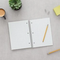 Staples 1-Subject Notebook, 8" X 10.5", Graph Ruled, 70 Sheets, Blue (TR23985) -Office Supply Shop 60FD95A3 B6BD 4FC8 B0613FF4B5C3D4CA sc7