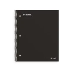 Staples Premium 1-Subject Notebook, 8.5" X 11", College Ruled, 100 Sheets, Pink (TR51448) -Office Supply Shop 62E81A18 0804 4711 B3F177846E1D8004 sc7