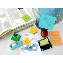 Post-it® Star-Shaped Notes, 2.6" X 2.6" Assorted Colors, 75 Sheets/Pad, 2 Pads/Pack (7350-STR) -Office Supply Shop 63DADAA6 C78A 49E3 99F59C4910C7C583 sc7