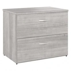 Bush Business Furniture Studio A 2-Drawer Lateral File Cabinet, Locking, Letter/Legal, Platinum Gray, 36" (SDF136PGSU-Z)