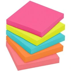Post-it® Notes, 3" X 3", Poptimistic Collection, 100 Sheets/Pad, 18 Pads/Cabinet Pack (654-18CTCP) -Office Supply Shop 6647B5E3 123A 4EA8 98676407C9096EF6 sc7