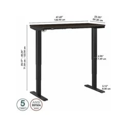 Bush Business Furniture Move 40 28"-48"H Electric Adjustable Standing Desk, Mocha Cherry/Black (M4S4824MRBK) -Office Supply Shop 686FE7DC 73D4 4B87 81139CF35A1DC2BE sc7